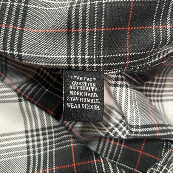 Dixxon ARTHUR Men’s 3X Plaid Long Sleeve Button Up Halloween Fall Flannel Shirt - Picture 11 of 13